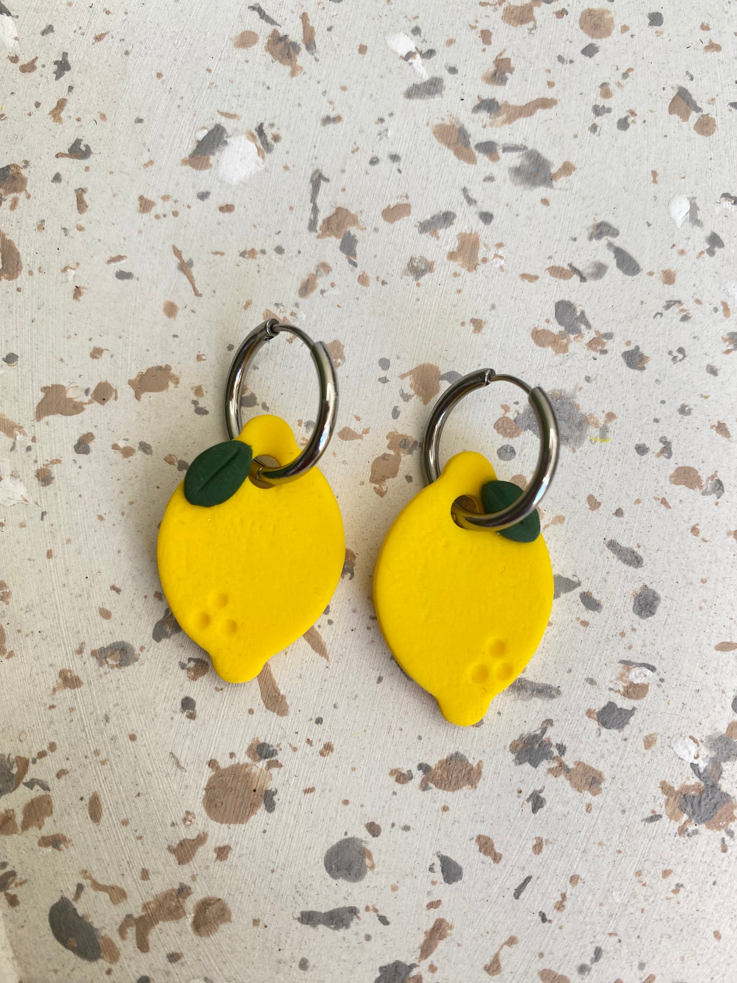 Pampilles citron 30mm