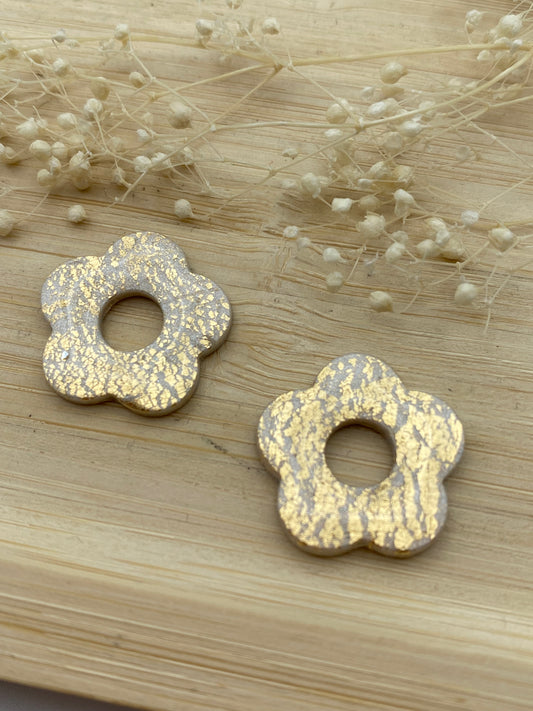 Pampilles Pétale beige nacré et or