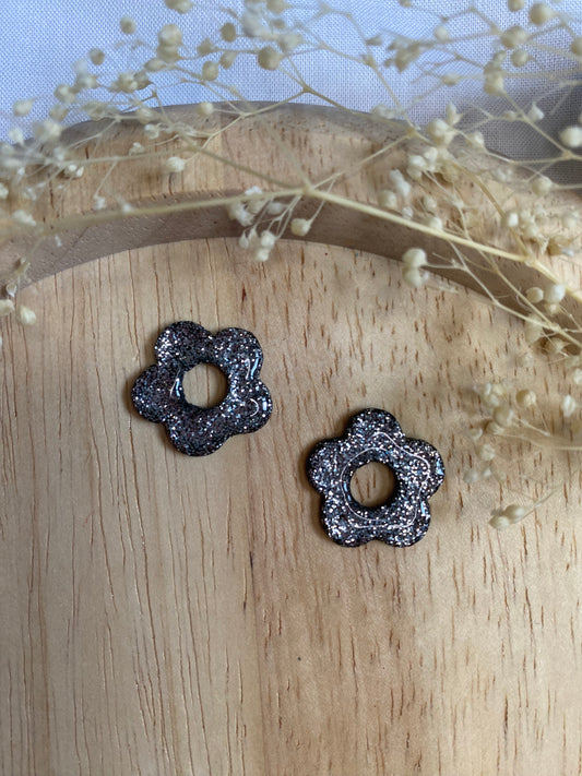 Pampilles Pétale paillettes argent