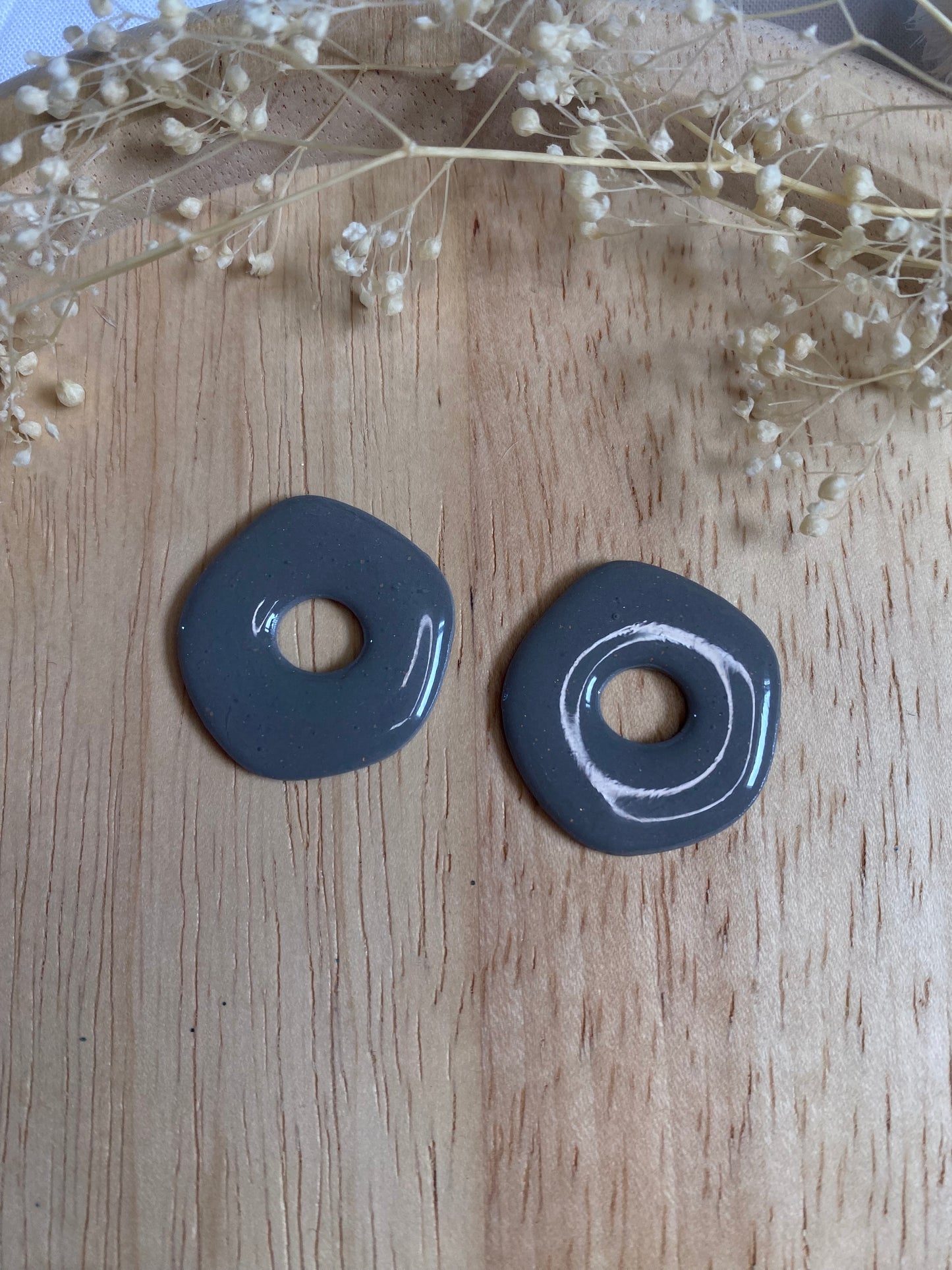 Pampilles Brume 25 mm grise