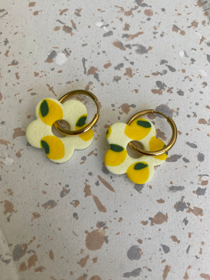 Pampilles Pétale jaune pâle et citron
