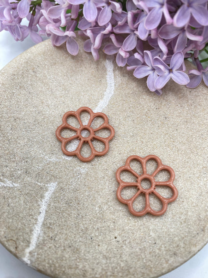 Pampilles Margot 25mm vieux rose