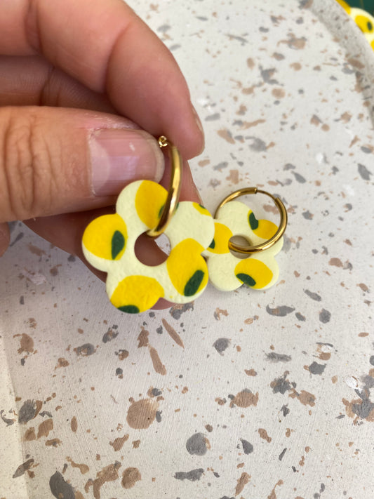 Pampilles Pétale jaune pâle et citron