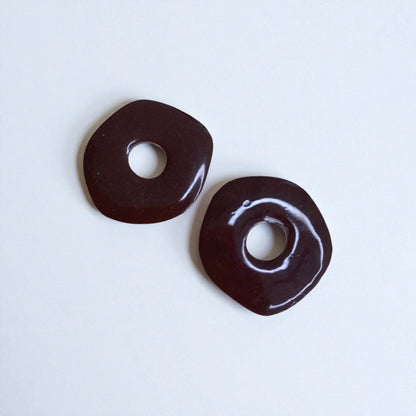 Pampilles Brume 25 mm pois chocolat/beige